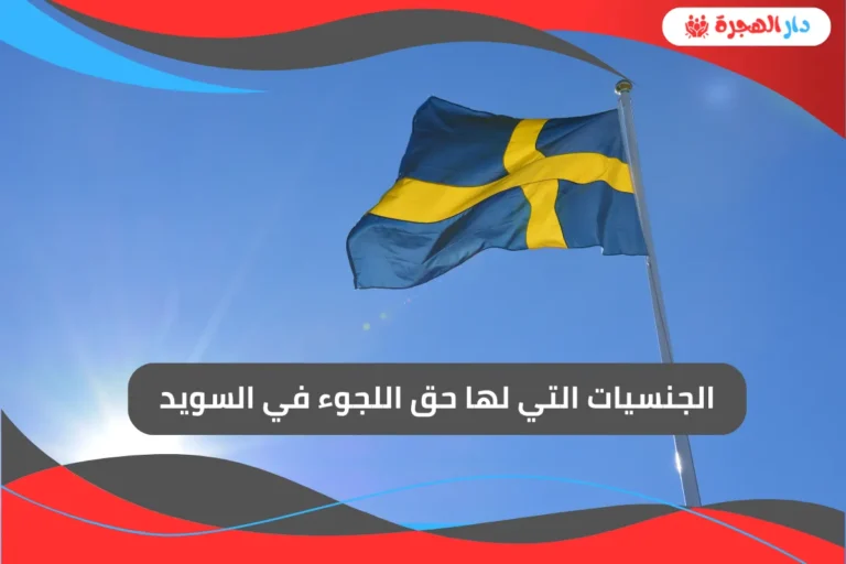 Nationalities entitled to asylum in Sweden