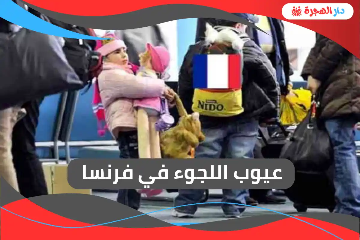 عيوب اللجوء في فرنسا